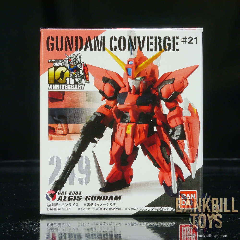กันดั้ม Bandai Candy Toy FW Gundam Converge #21 No.249 GAT-X303 Aegis Gundam