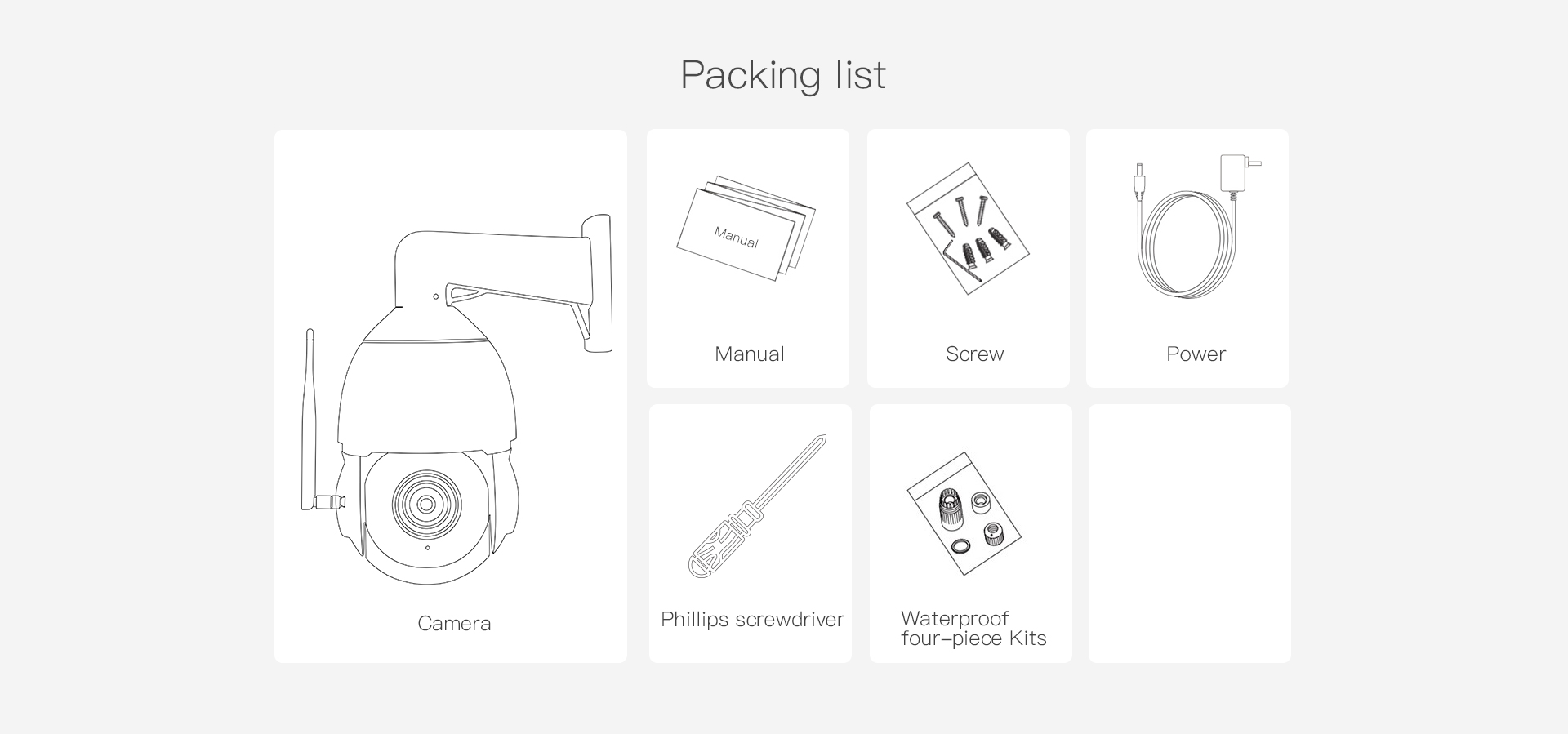 กล้องวงจรปิด Vstarcam CS630Q-X30P ภายนอก