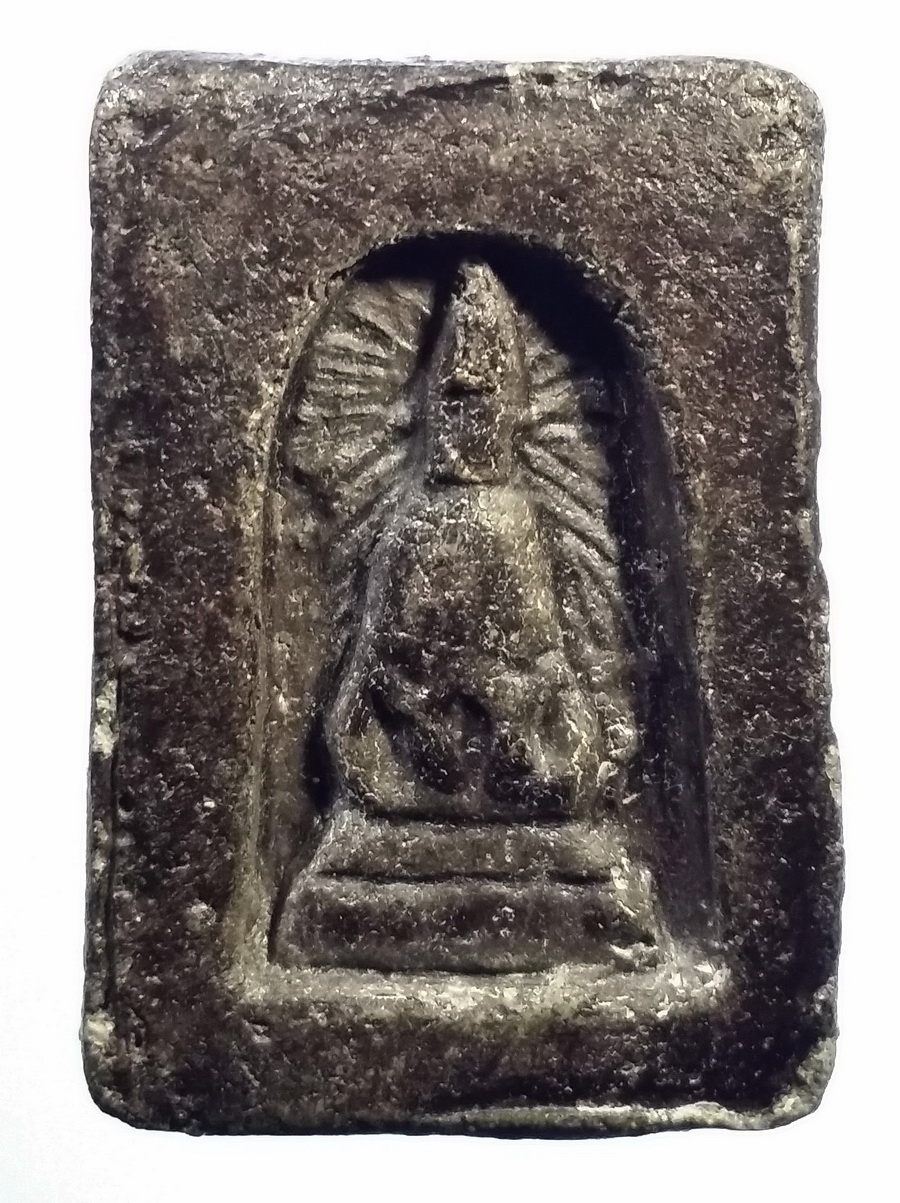 รหัสสินค้า หลวงปู่ทวด วัดต่างๆ 514 หลวงปู่ทวด พิมพ์กลักไม้ขีด เนื้อผงคลุกรัก ไม่ทราบที่