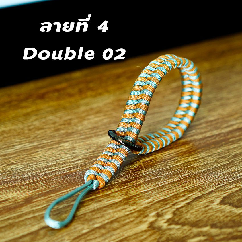 สายคล้องกล้อง คล้องมือ แบบเชือกถัก สายรัดข้อมือ