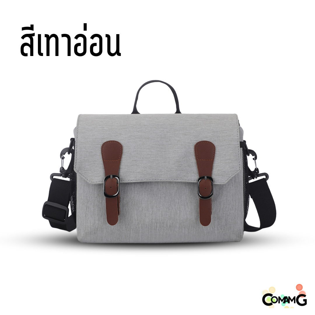 กระเป๋ากล้อง สไตล์มินิมอล สำหรับใส่กล้องดิจิตอล DSLR Mirrorless ผ้าอ๊อกฟอร์ด พร้อมส่ง