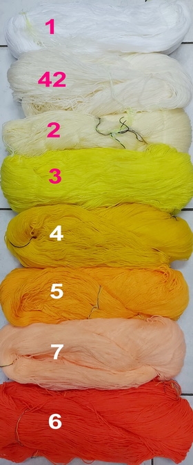 ไหมพรมไจ ทำพู่ ทำปอมปอม 3 ply Acrylic Yarn Skeen