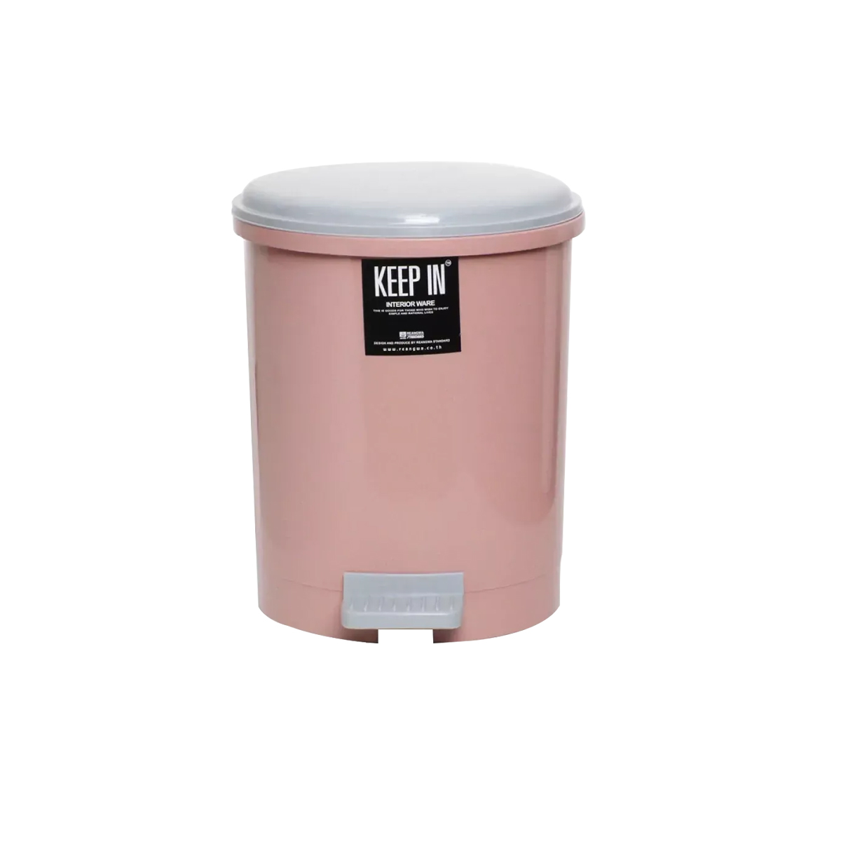 เรืองวา ถังผงอนามัย 10 ลิตร แกนพลาสติก 9084 (คละสี)