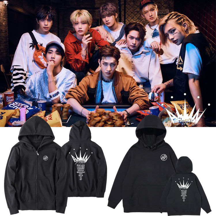 เสื้อกันหนาวมีฮู้ด StrayKids|ALL IN