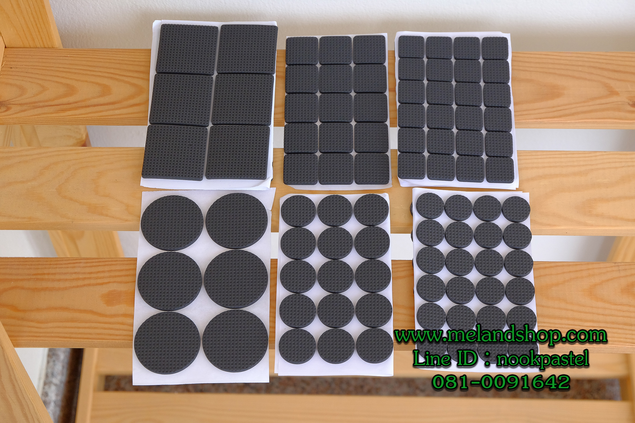 แผ่นรองขาเก้าอี้ ขาโต๊ะ ขาตู้ ติดแน่นทนทาน พร้อมส่งจากไทย