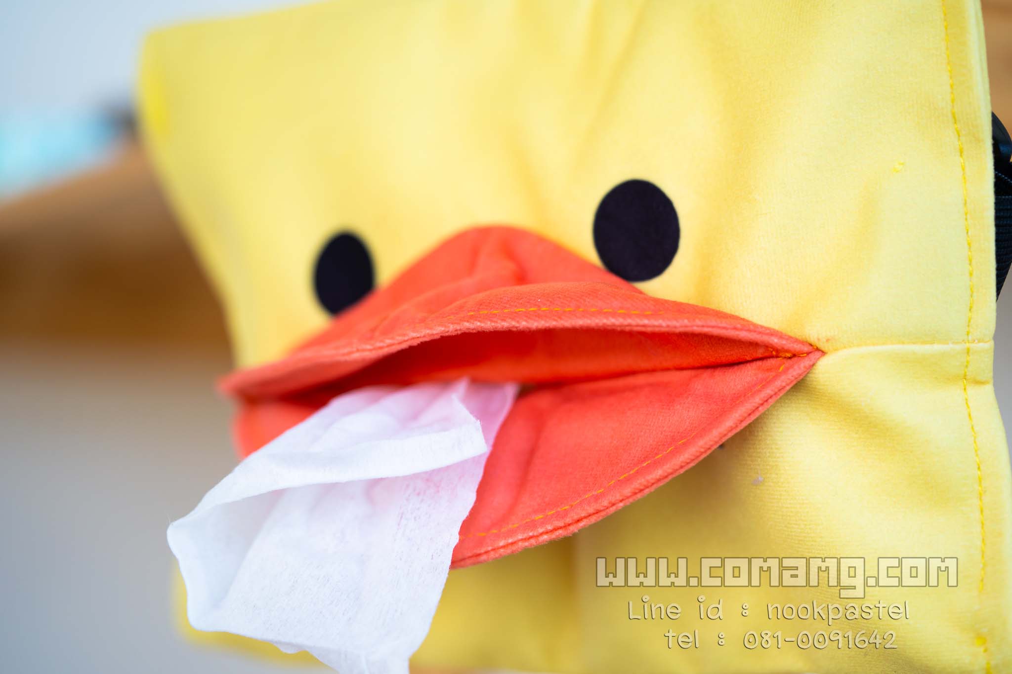 ที่ใส่กระดาษทิชชู่ในรถยนต์ลายเป็ด