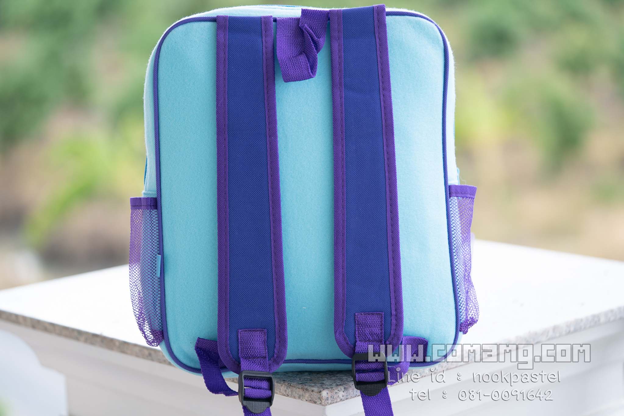 กระเป๋าเป้สะพายหลังเอลซ่า(Frozen) ผ้าสำลี ขนาด12นิ้ว