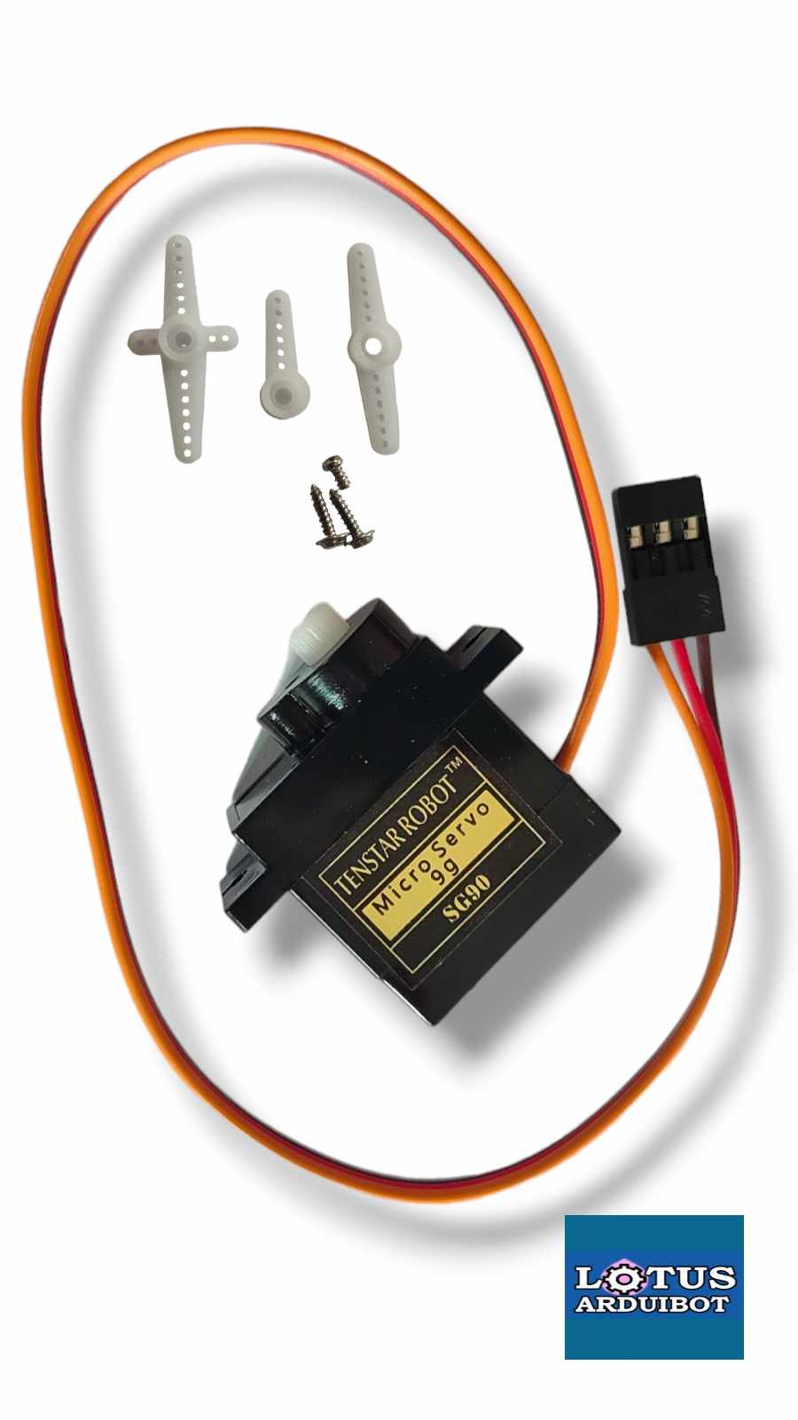 เซอร์โวมอเตอร์ RC Servo Motor Micro RC SG90 Black (เฟืองพลาสติก)