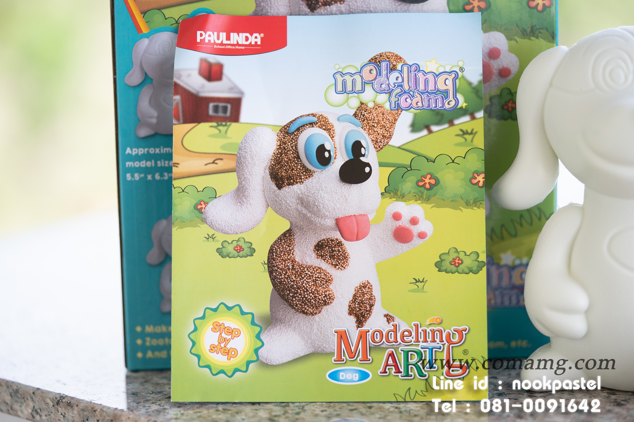 ของเล่นโฟมดินน้ำมัน Mid Series ลายDog and Cat Modeling Art modeling foam (PAVLINDA)