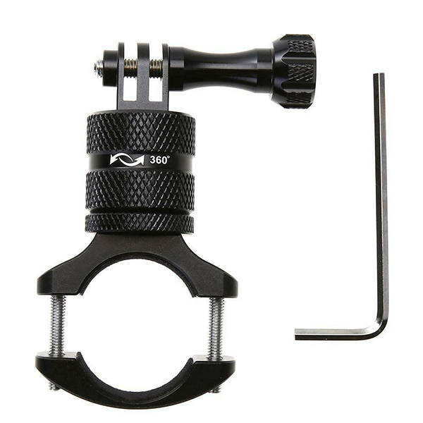ขาจับแฮนด์อลูมิเนียม หัวหมุนได้ 360 องศา สำหรับกล้อง GOPRO Bicycle Mount Bike Motorcycle Holder
