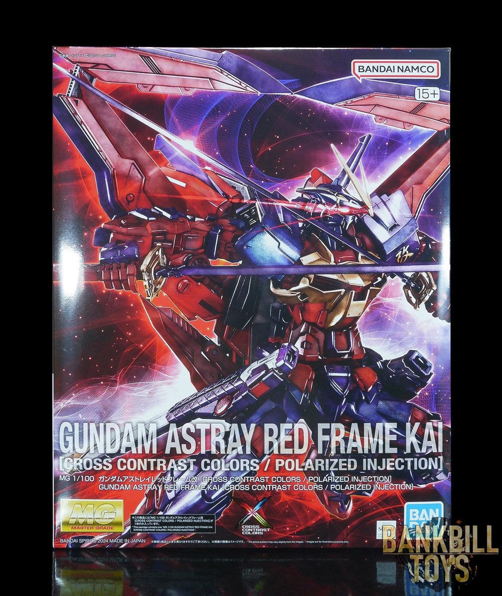 กันดั้ม Bandai Spirits Gunpla Tmall Flagship Store Limited MG 1/100 MBF-P02Kai Gundam Astray Red Frame Kai [Cross Contrast Colors / Polarized Injection]