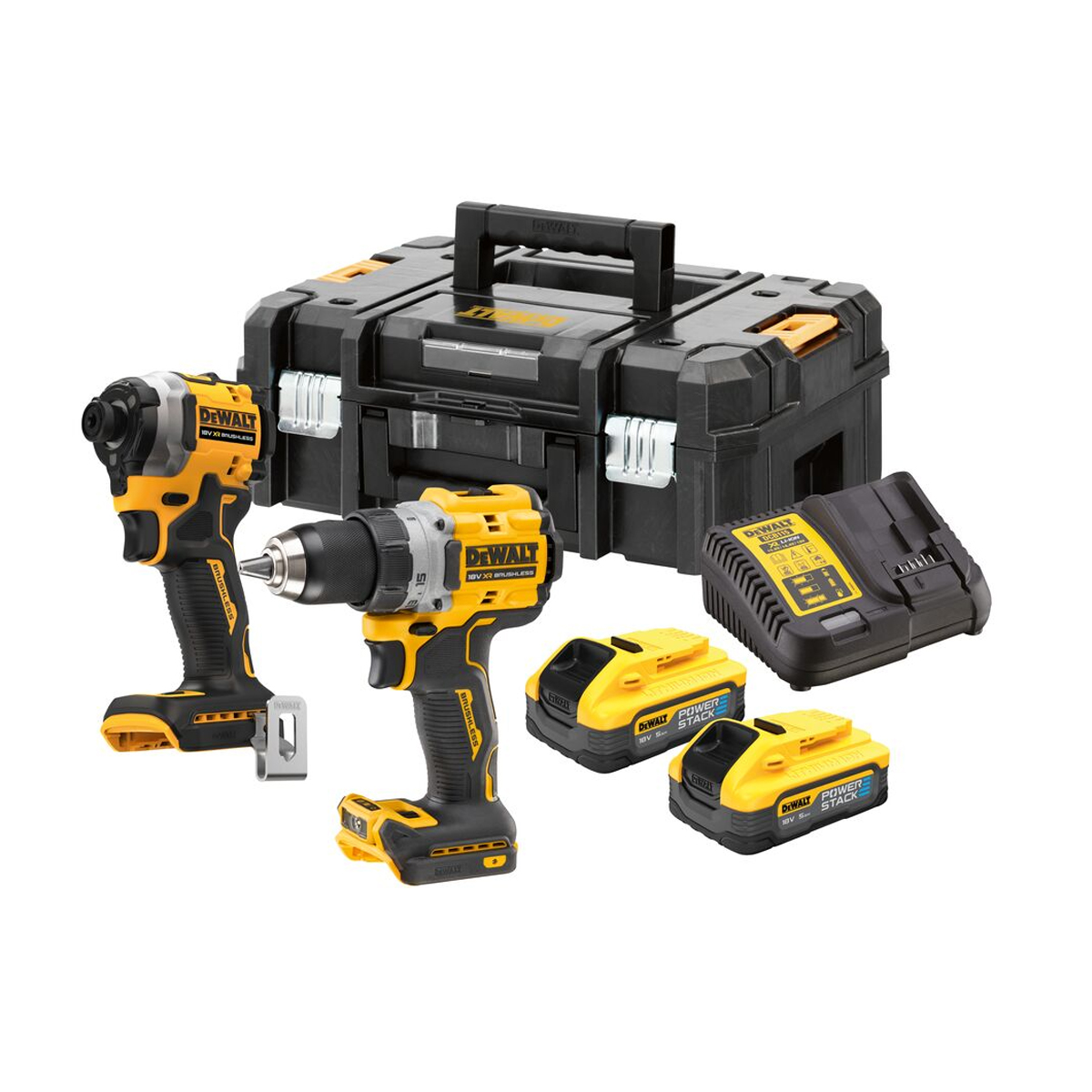 Dewalt ชุดสว่านกระแทก+ไขควงไร้สาย DCF850+DCD805 [DCK2050P1E1T-B1]