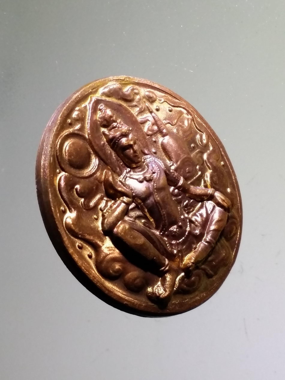 รหัสสินค้า จตุคามรามเทพ 843 เหรียญทองแดง พระเทวราชโพธิสัตว์ จตุคามรามเทพ รุ่นวาสนามหาโชค