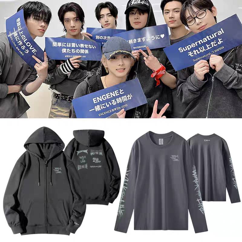 เสื้อกันหนาว ENHYPEN : 2025 WORLD TOUR 'WALK THE LINE'