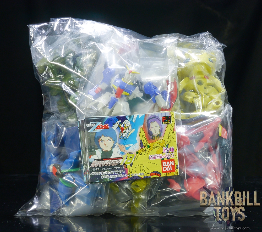 กันดั้ม Bandai Gashapon HG Series Mobile Suit Selection 18 Set (ครบเซ็ต 7 แบบ)