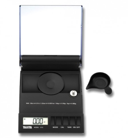 เครื่องชั่งดิจิตอล เครื่องชั่งแบบพกพา เครื่องชั่งกะรัต รุ่น TANITA 1210N : 20g/0.002g / 100CT/0.01Ct