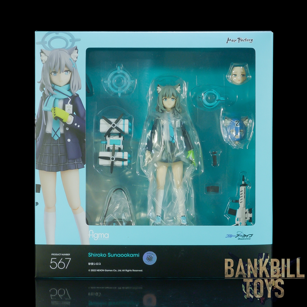 บลู อาร์ไคฟ์ Blue Archive Good Smile Company Max Factory Figma No.567 Shiroko Sunaookami