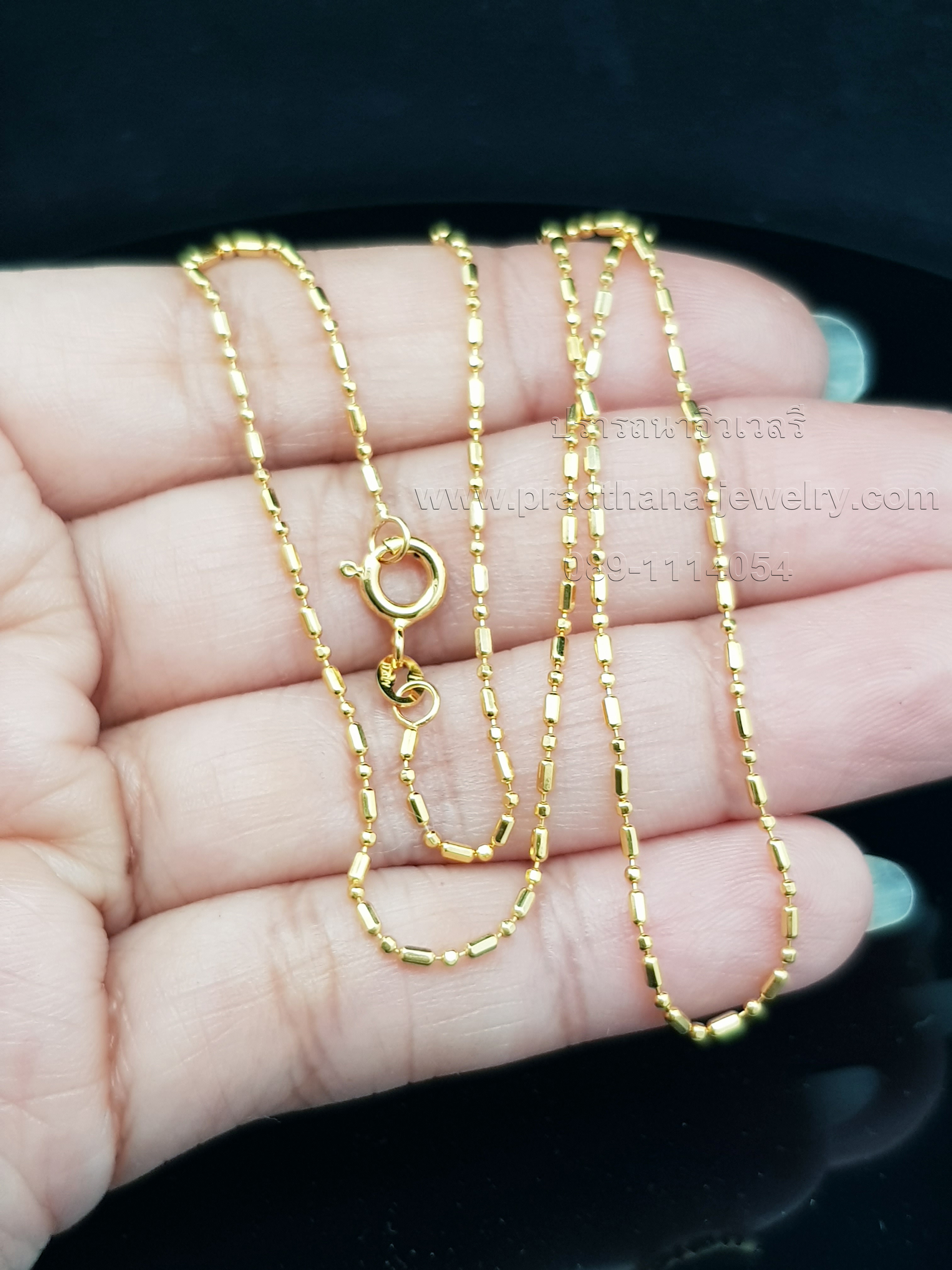 สร้อยคอลายไข่ปลาสั้นยาว **ขายแล้ว**