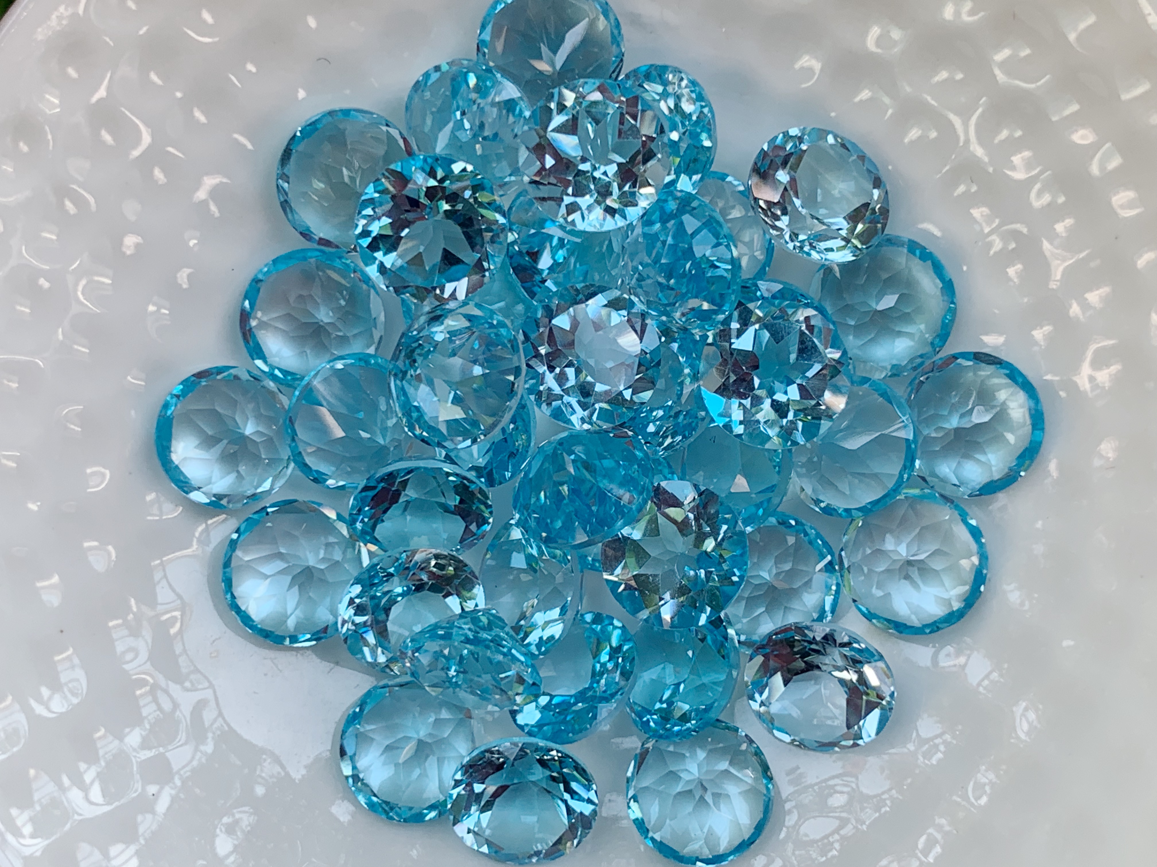 สกายบลูโทปาสกลม 8.0 มม. 1 เม็ด