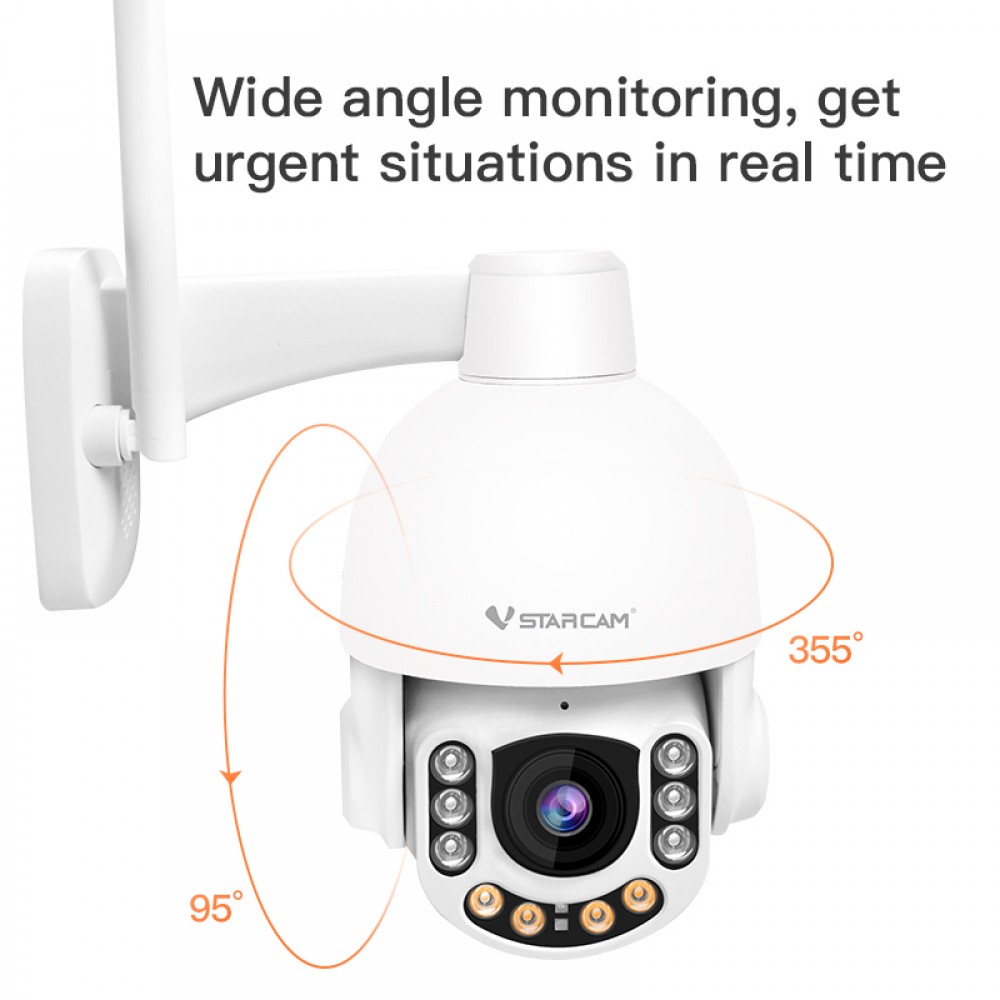 กล้องวงจรปิด Vstarcam CS65Q-x5 ภายนอก