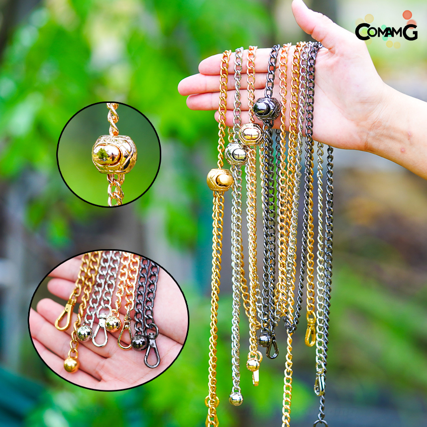 สายกระเป๋าโซ่ สายกระเป๋าปรับความยาวได้ สายโซ่ปรับได้ สินค้าพร้อมส่งในไทย