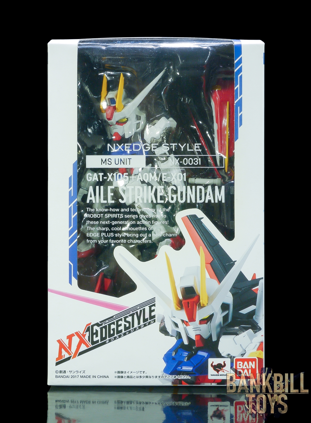 กันดั้ม Bandai Nxedge Style [MS UNIT] NX-0031 GAT-X105+AQM/E-X01 Aile Strike Gundam