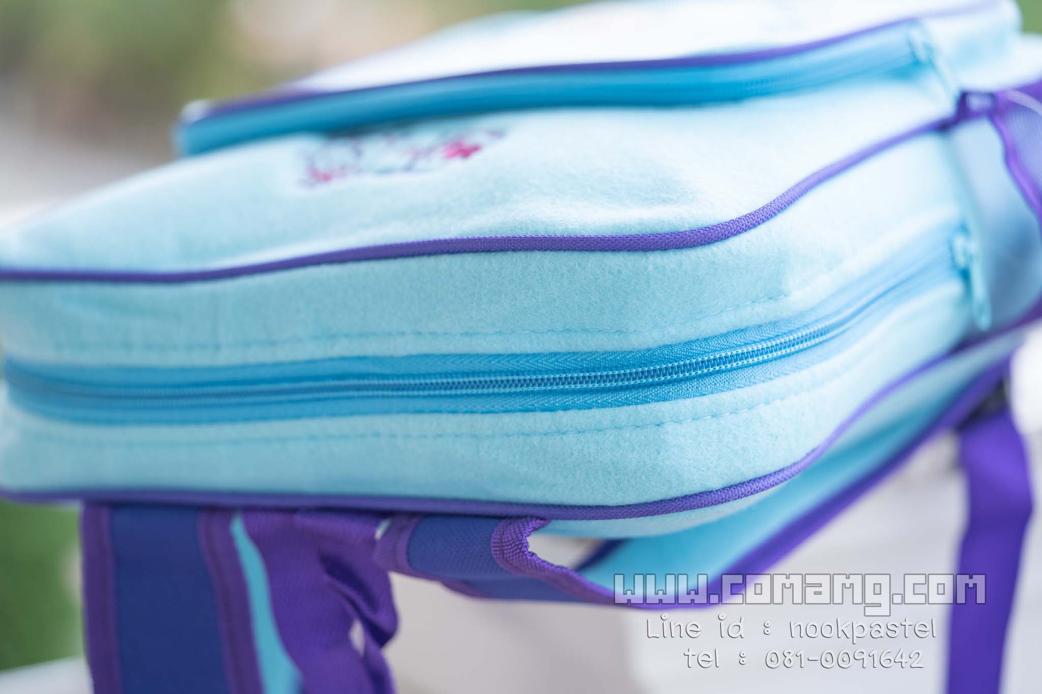 กระเป๋าเป้สะพายหลังเอลซ่า(Frozen) ผ้าสำลี ขนาด12นิ้ว