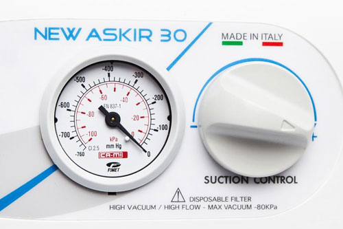เครื่องดูดเสมหะ แรงดูดสูง NEW ASKIR30 อัตราการไหล 40 ลิตร/นาที แบรนด์จากประเทศอิตาลี รับประกันสินค้า 1 ปี