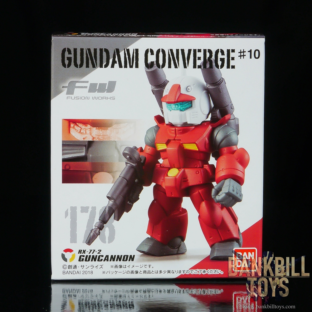 กันดั้ม Bandai Candy Toy FW Gundam Converge #10 No.178 RX-77-2 Guncannon