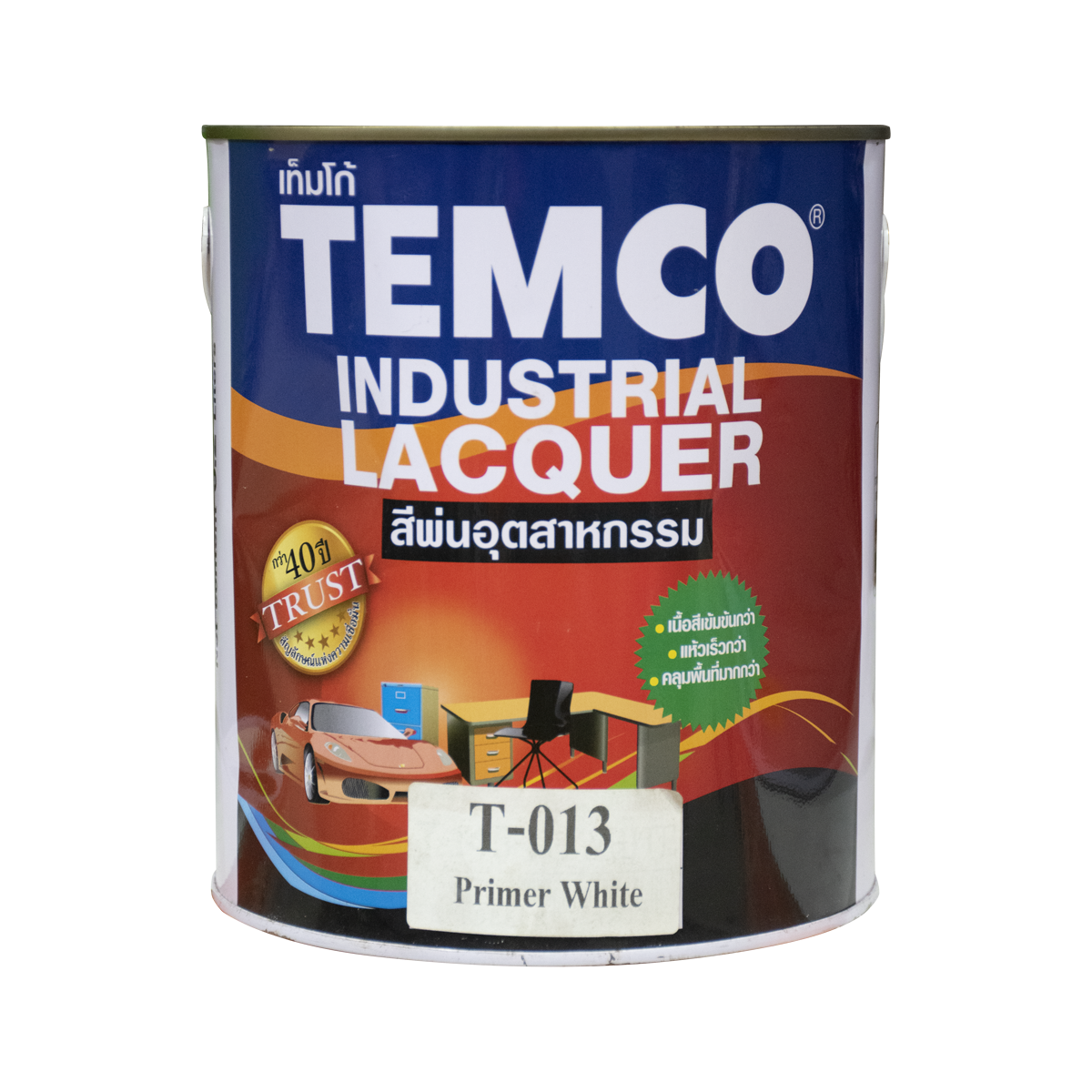 TEMCO สีพ่นพื้น TEMCO ขนาดแกลลอน T013