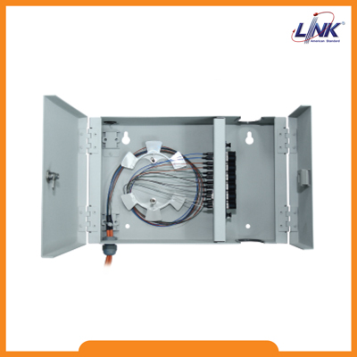 UF-2022A Fiber Optic Distribution Unit (FDU) 6-24F (2 Snap-In) Box Wall Mount, Unload