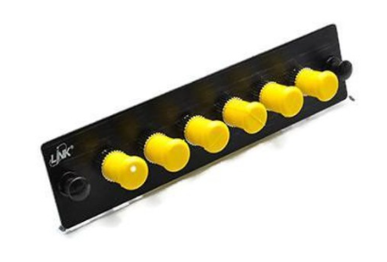 UF-2188SM Fiber Optic 6 FC Snap-In Adapter Plate (SM & MM.)