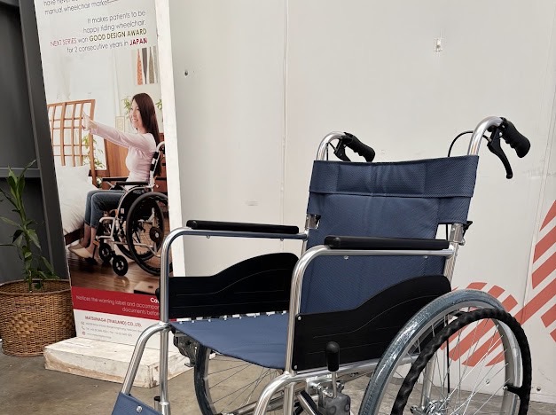 รถเข็นแบรนด์ญี่ปุ่น Matsunaga Wheelchair (車いす) รุ่น AR200B แข็งแรง ฟังก์ชั่นพื้นฐาน