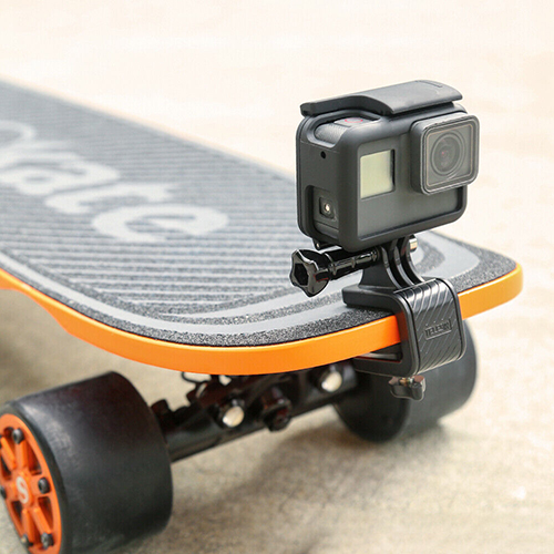 Telesin GoPro Surfskate Skateboard Stand Mount Holder Clip สำหรับ GoPro, Action Camera ล็อคแน่น ติดตั้งง่าย ได้มุมมองใหม