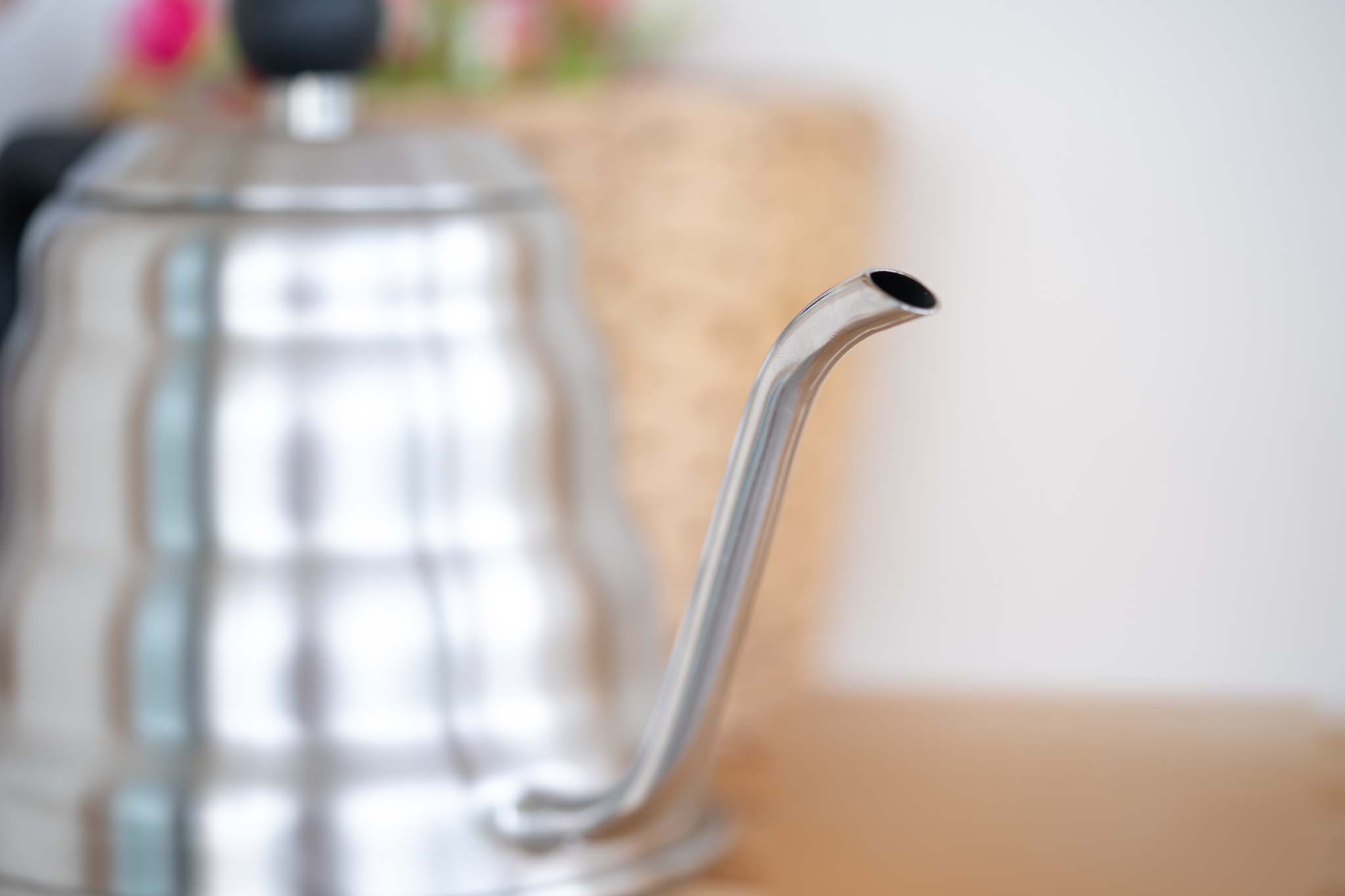 กาดริปกาแฟปากยาวสไตร์วินเทจ ทรงก้อนเมฆ กาต้มน้ำสแตนเลส ขนาด1000มล สีดำ/สีเงิน