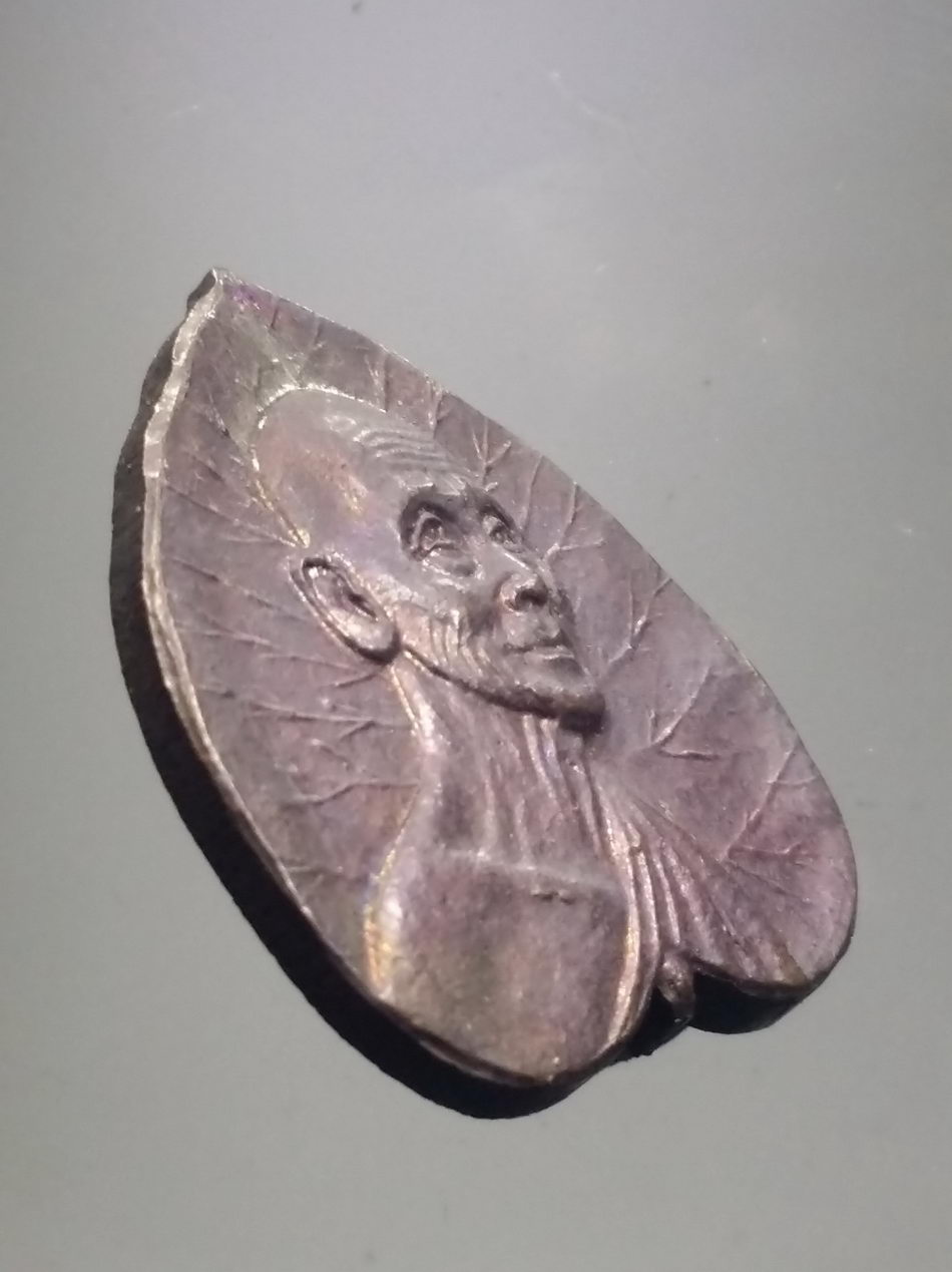 รหัสสินค้า พระมีกล่อง 3809 เหรียญใบโพธิ์ หลวงพ่อเดิม วัดหนองโพ อำเภอตาคลี จังหวัดนครสวรรค์