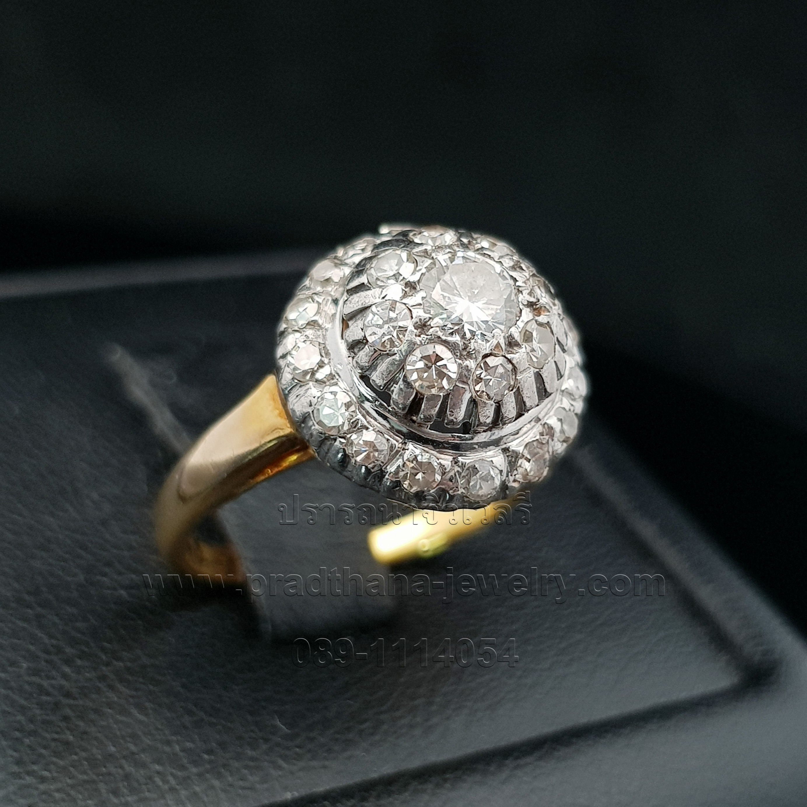 แหวนโบราณบัวคว่ำ **ขายแล้ว**