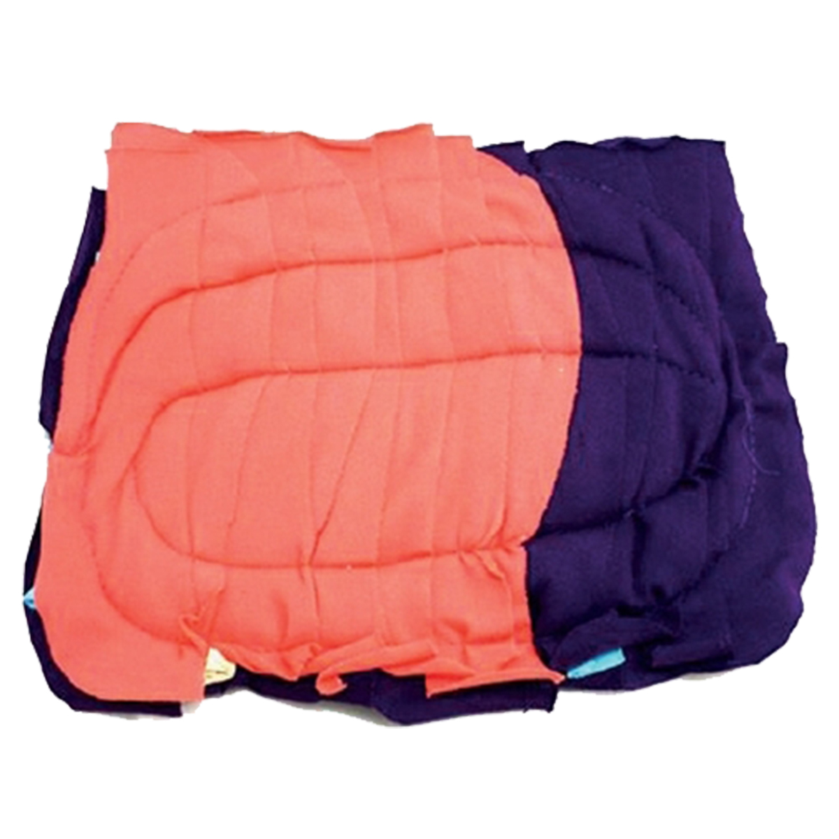ผ้าเย็บวนคละสี 10x10 หนา