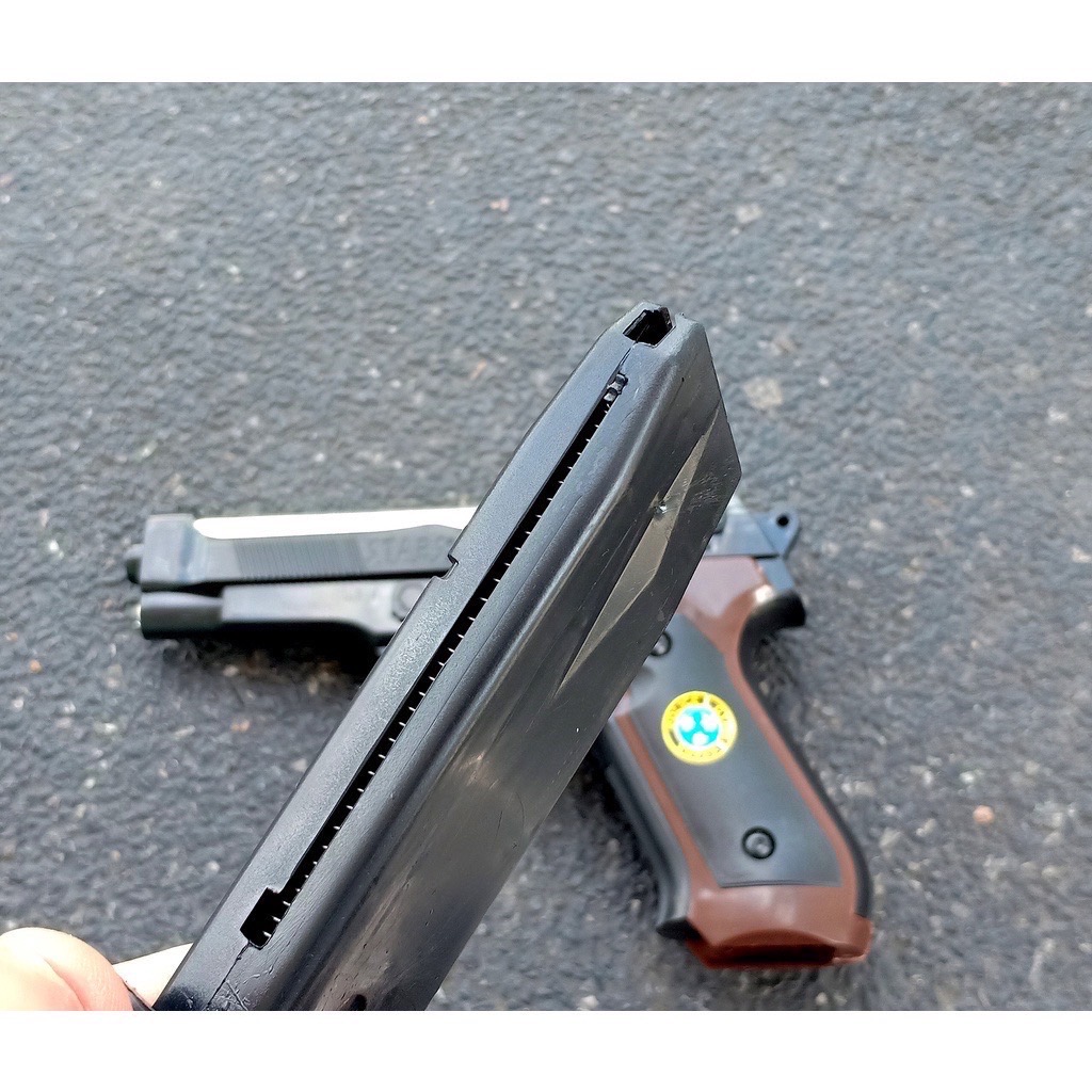 ปืนของเล่น ปืนอัดลมพลาสติก ปืนอัดลมแบบพกสั้น แถมกระสุนพร้อมเล่น P.628