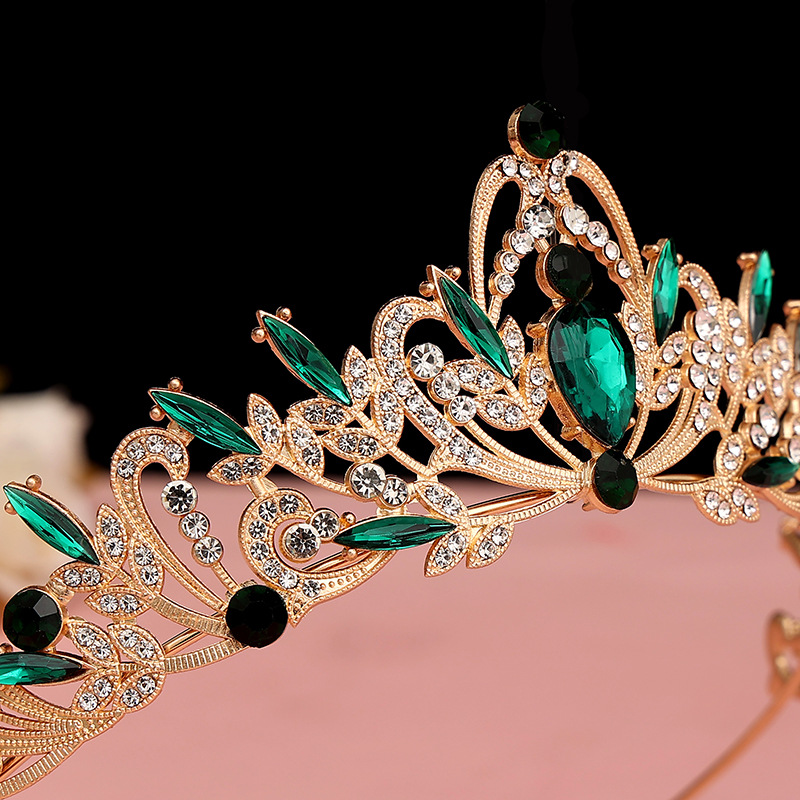 As2328- พร้อมส่งจากไทย มงกุฎเพชรประดับมุก แวววาว สวยสุดหรูดูแพงเหมือนแบบ เด็กโต-ผู้ใหญ่ ดัดปรับขนาดได้เล็กน้อย
