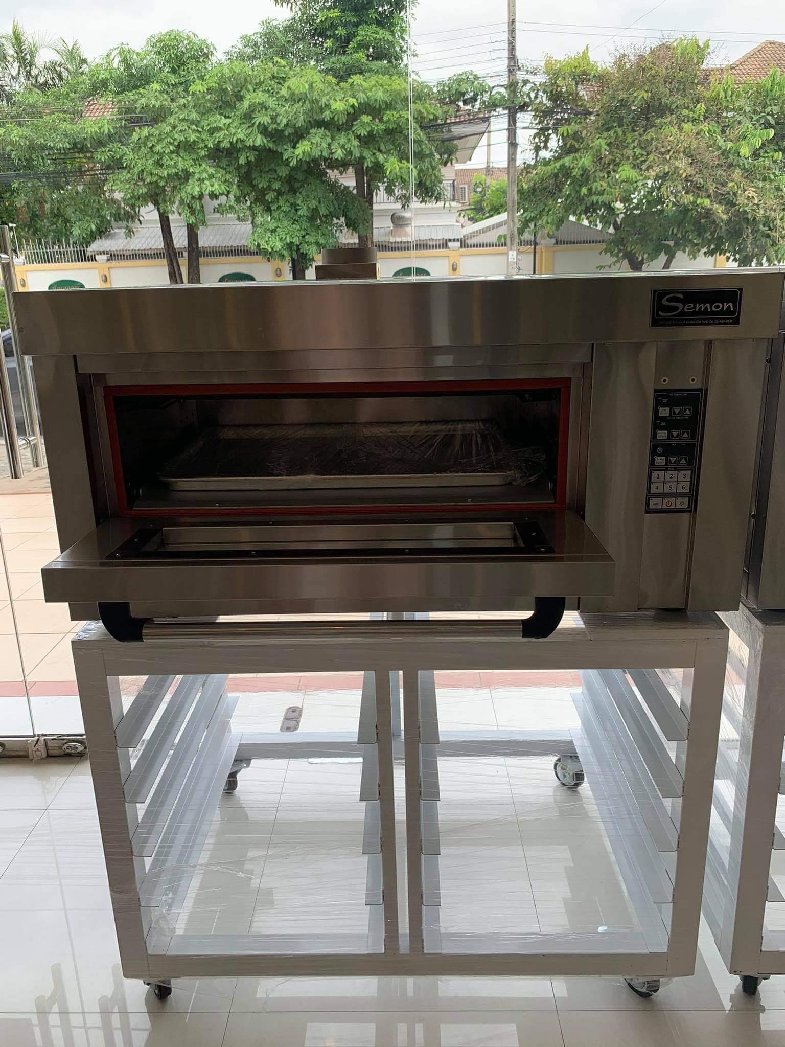 ขาย เตาอบขนมแก๊สคอนโทรลไฟฟ้า 1 ชั้น 1 ถาด Si-DO11G