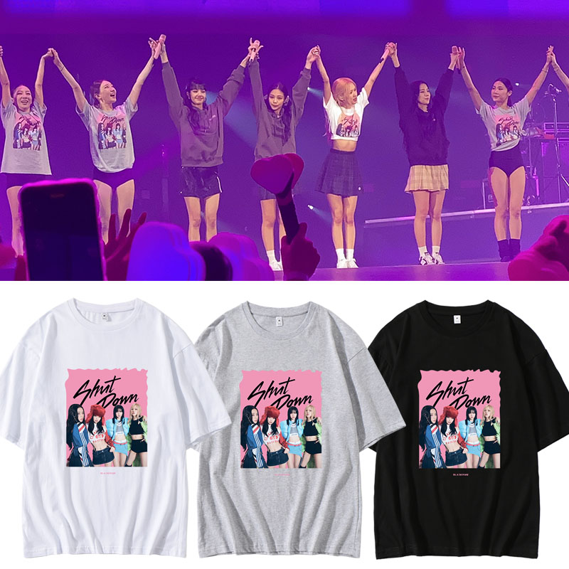เสื้อยืด BLACKPINK : คอนเสิร์ต BORN PINK World Tour