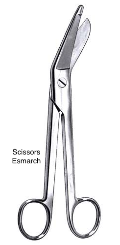 Scissors Esmarch 20 cm. (8 “)
