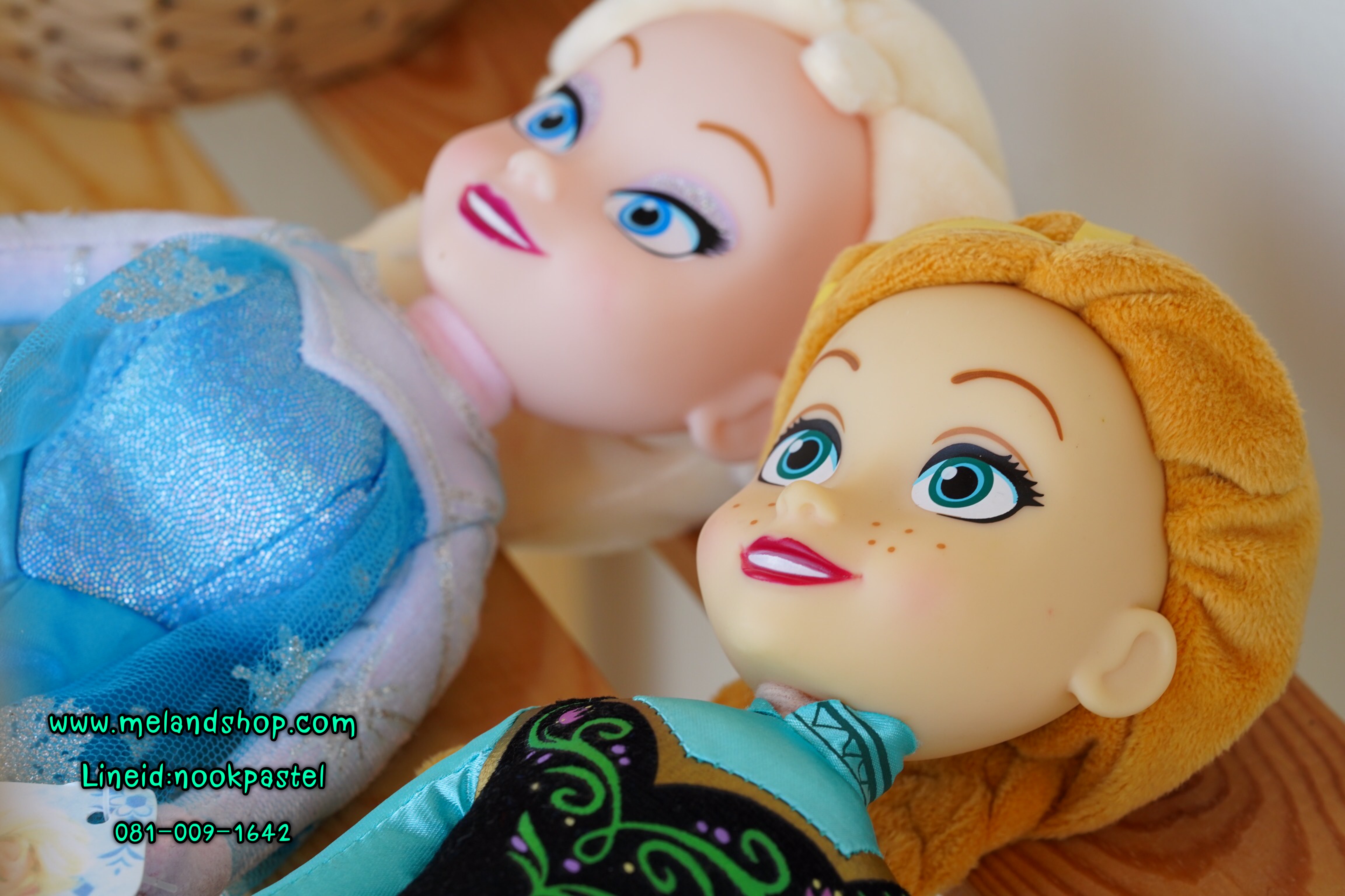 ตุ๊กตาเอลซ่าอันนา(Forzen) รุ่นหัวแข็ง