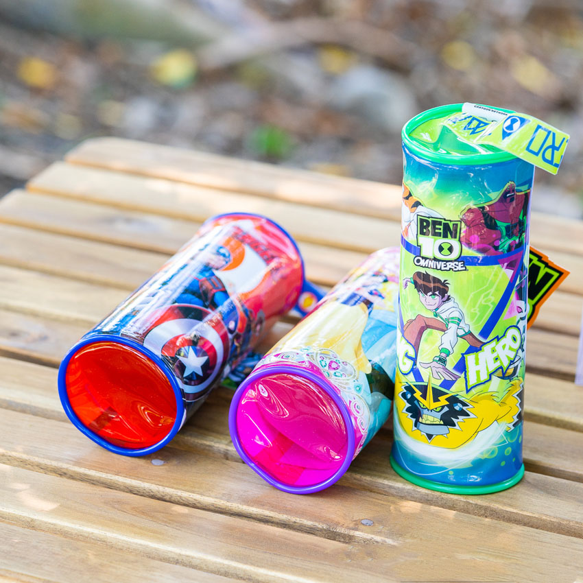 กระเป๋าดินสอ ทรงกระบอก PVC ลายการ์ตูน อเวนเจอร์ส เจ้าหญิง เบนเทน Frozen ลิขสิทธิ์แท้ พร้อมส่ง