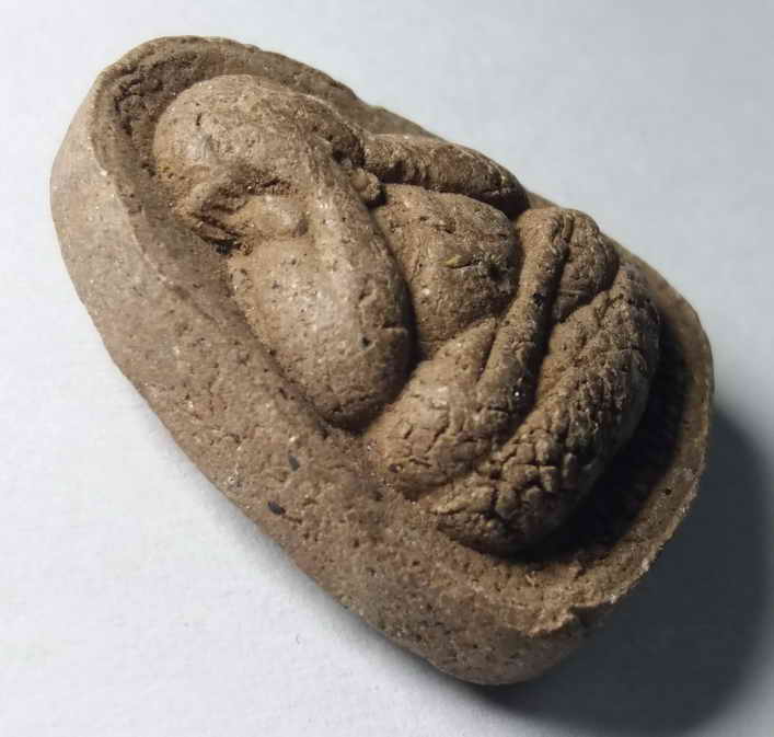 รหัสสินค้า พระปิดตา ทั่วไป 085 พระปิดตาเนื้อผงผสมว่าน หลังหนุมานเชิญธง หลวงปู่เกลี้ยง วัดเนินสุทธาวาส จ.ชลบุรี