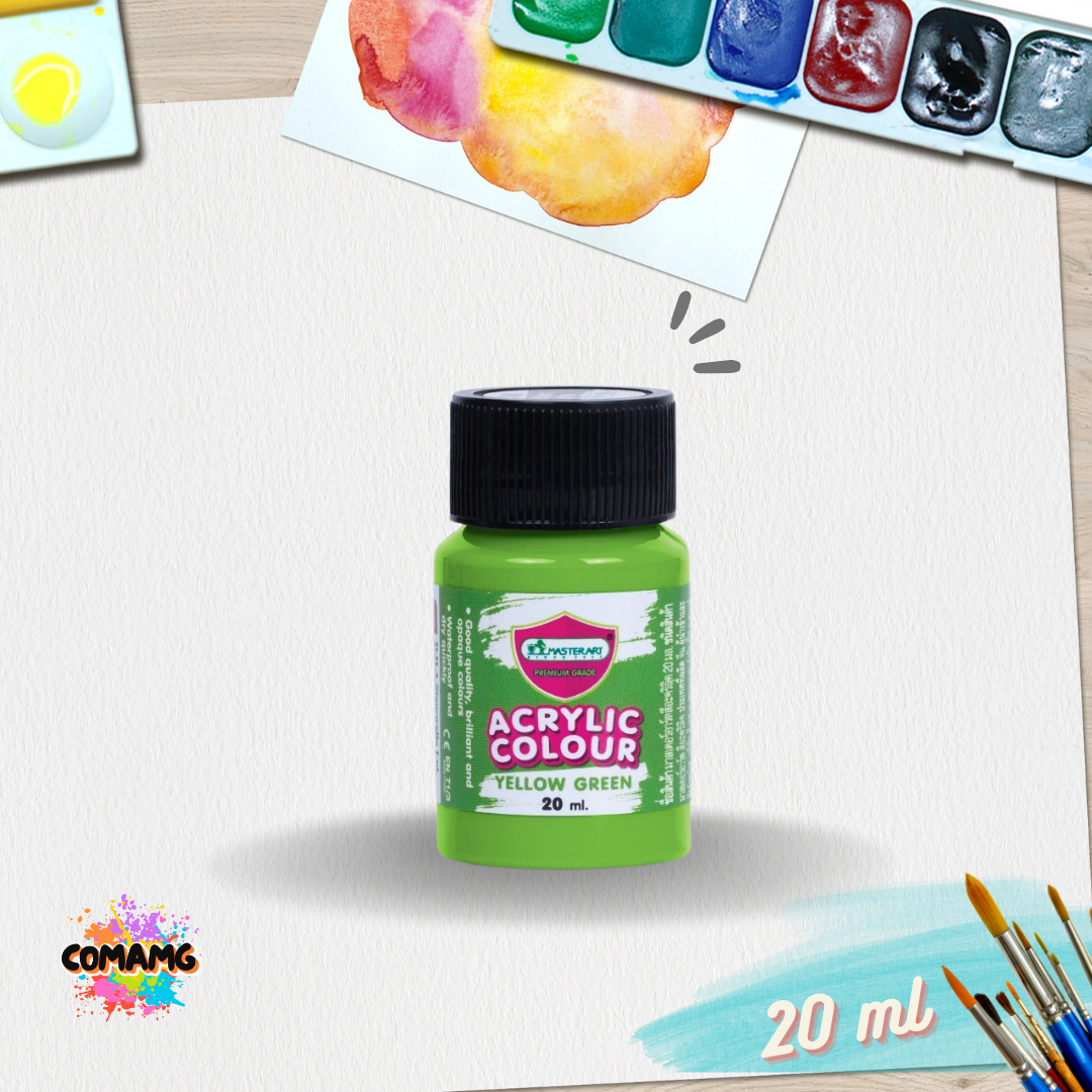 Master Art สีอะคริลิค ขนาด20ml เลือกสีได้ (ราคาต่อ1ขวด) acrylic color พร้อมส่ง