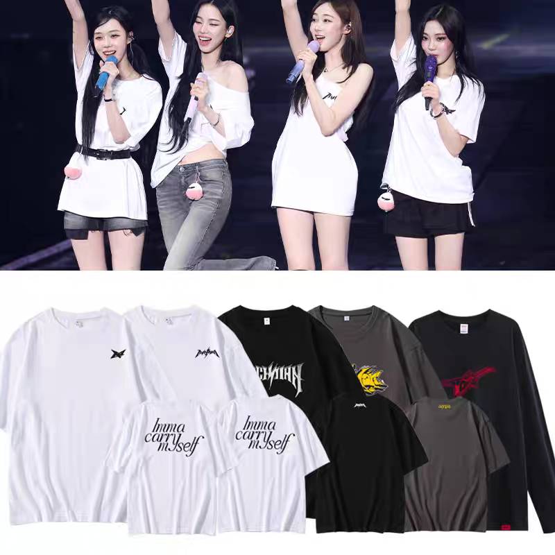 เสื้อยืดแฟนเมด aespa : 2025 aespa LIVE TOUR - SYNK : aeXIS LINE