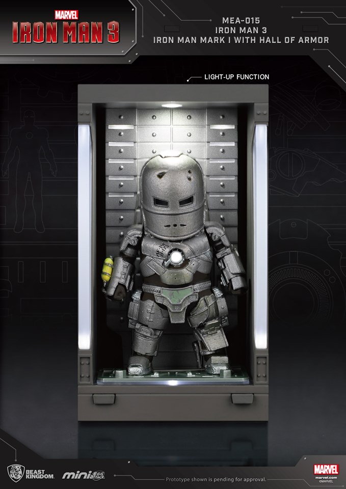 เปิดรับPreorder มัดจำ 2100 บาท MEA015 Iron Man with Hall of Armor: Iron Man 3 (Mini)
