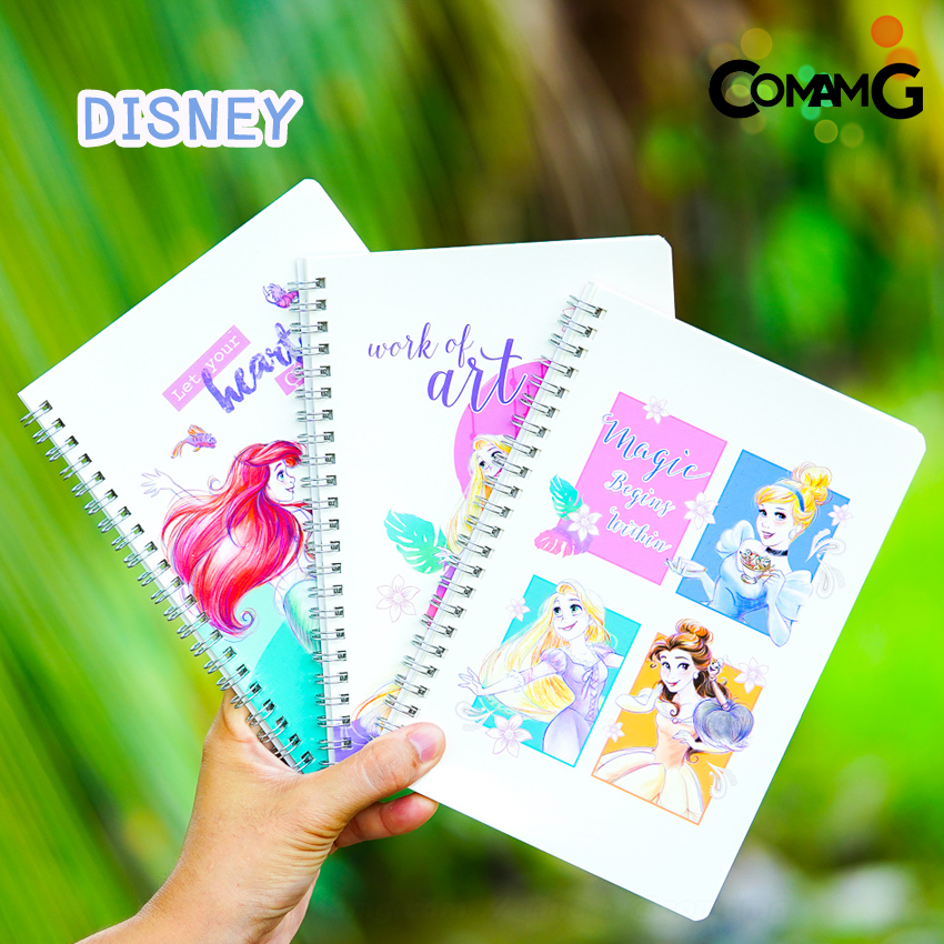 สมุดสันห่วง สมุดโน๊ตริมลวด สมุดบันทึกลายการ์ตูนขนาดA5 ลิขสิทธิ์แท้ พร้อมส่ง